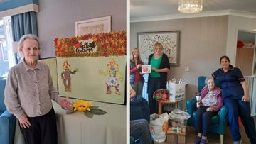 Tullibody care home Residents have lots of fun with local charity